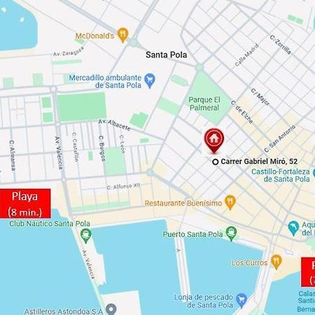 Centrico Apartamento Con Todo A Estrenar En La Playa Santa Pola Εξωτερικό φωτογραφία