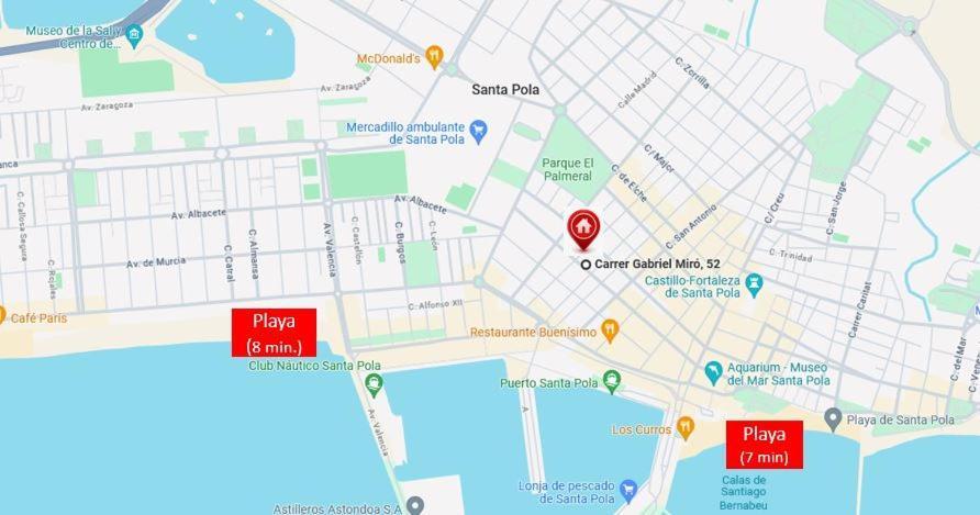 Centrico Apartamento Con Todo A Estrenar En La Playa Santa Pola Εξωτερικό φωτογραφία